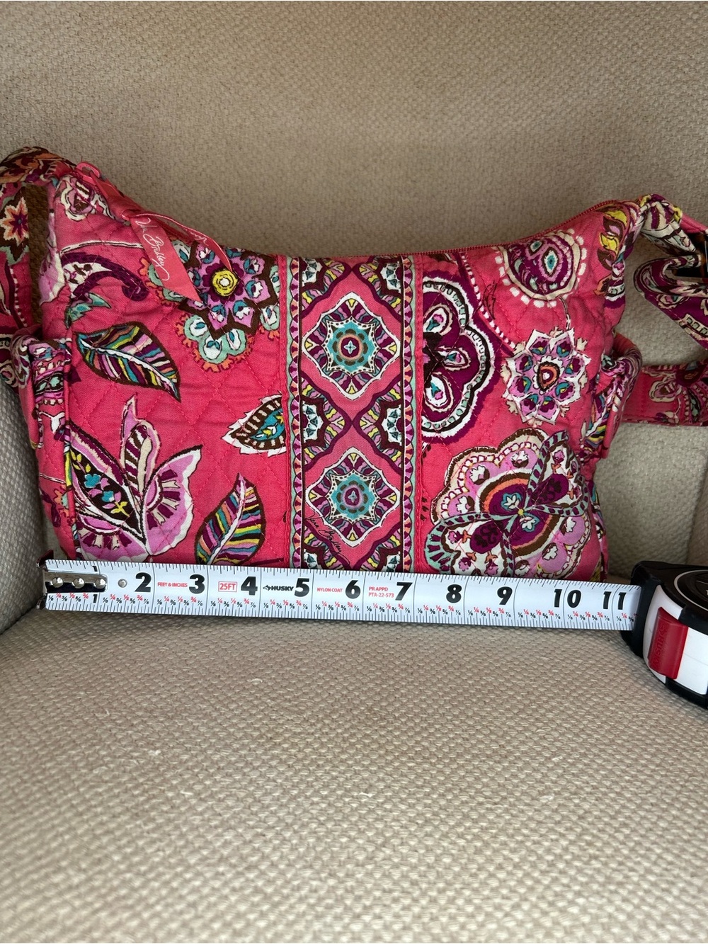 Vera Bradley On the Go call me coral pattern crossbody with matching wallet - Picture 6 of 10